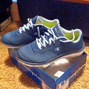 Champion Blue Gym Shoes Size 6